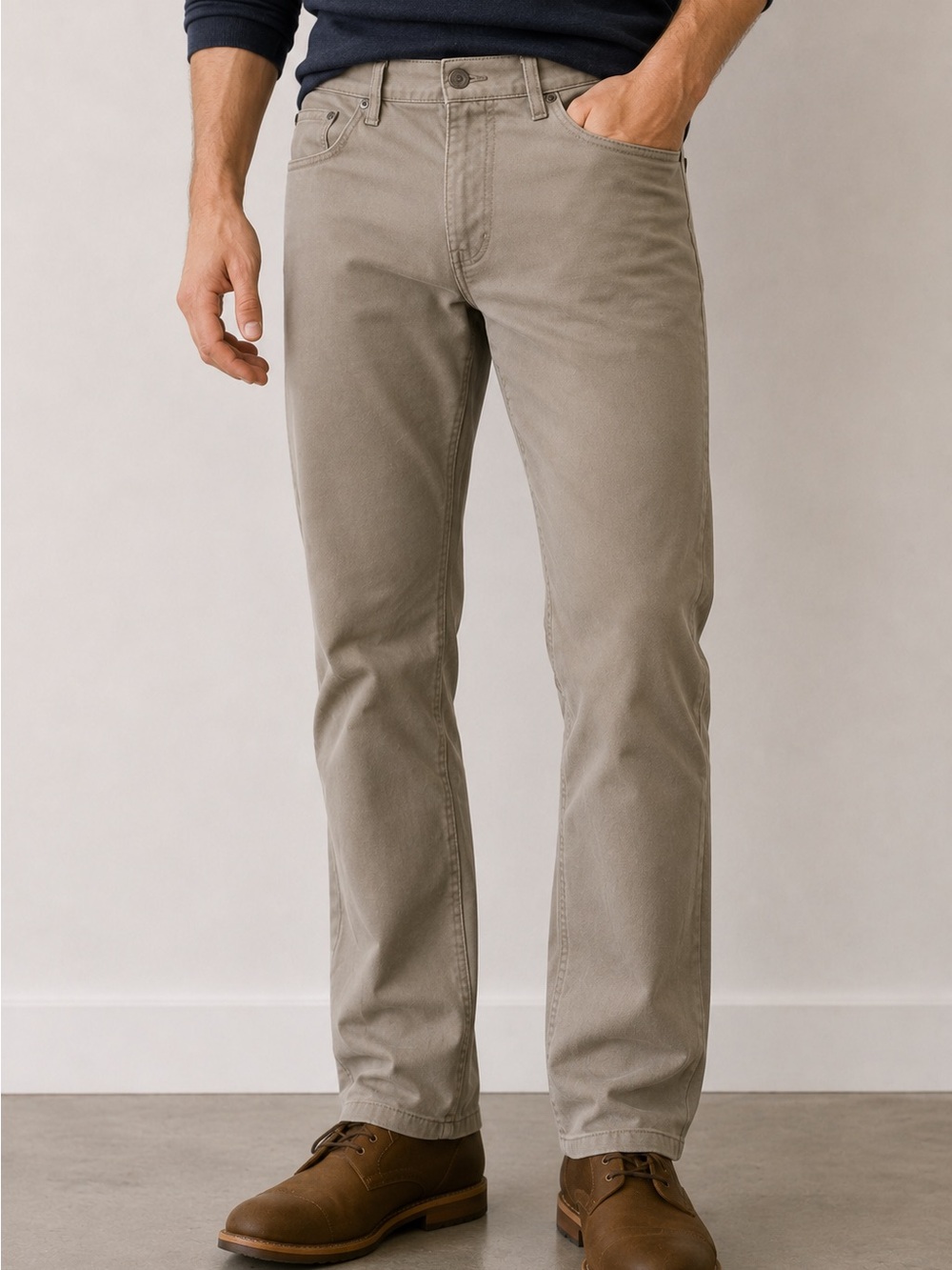 Polo Ralph Lauren Slim Straight Khaki Pants‎ 36x34 Beige Chino Classic Preppy